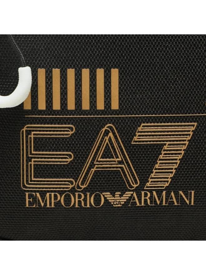 Bolso EA7 Emporio Armani 245080 CC940 26121 black/gold logo - Imagen 2