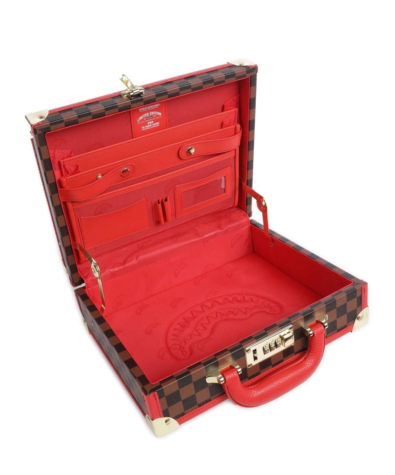 Bolso Sprayground 910B6552NSZ Takeover The Throne Handcuff Briefcase - Imagen 4