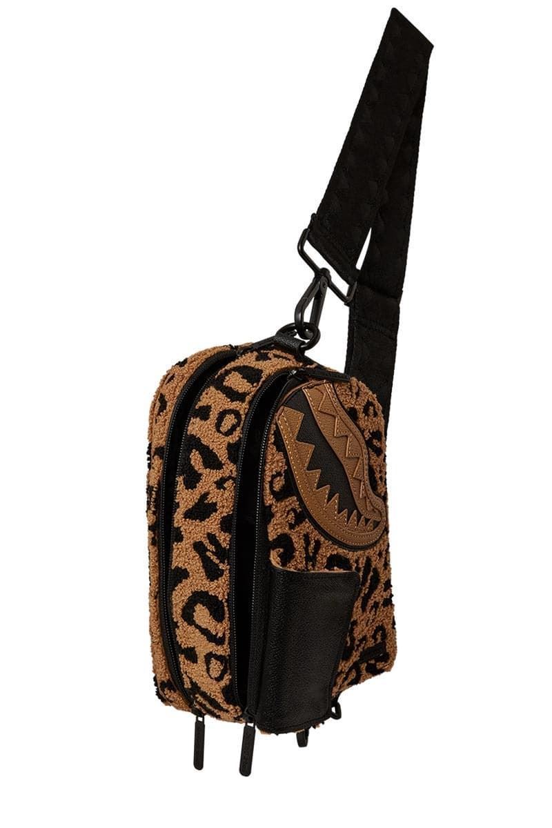 Bolso Sprayground 910B6952NSZ Chenille Cheetah Backpack Sling - Imagen 3