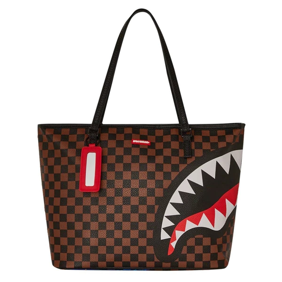 Bolso Sprayground 910T6455NSZ Sharks in Stickers Classic Tote - Imagen 1