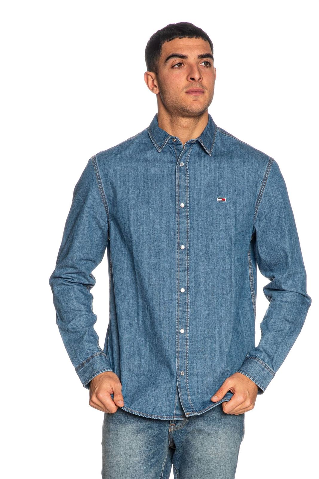 Camisa Vaquera Tommy Jeans Denim Medium - Imagen 1