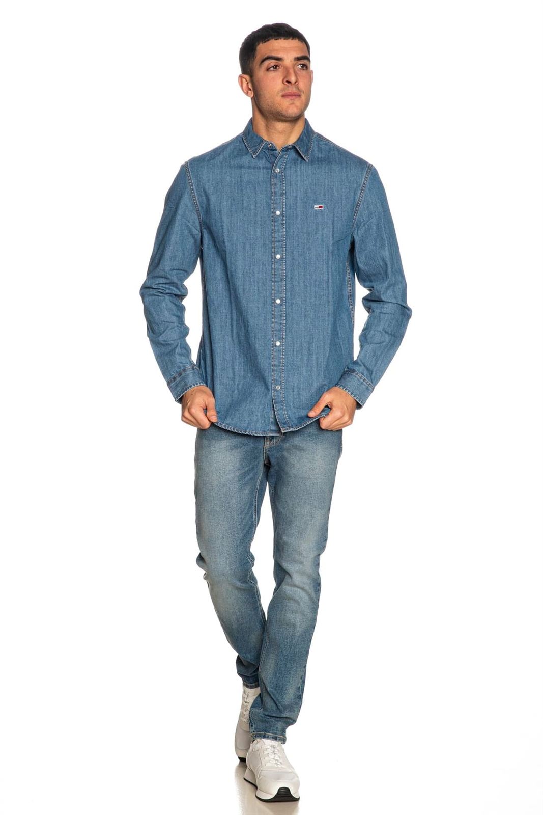 Camisa Vaquera Tommy Jeans Denim Medium - Imagen 3