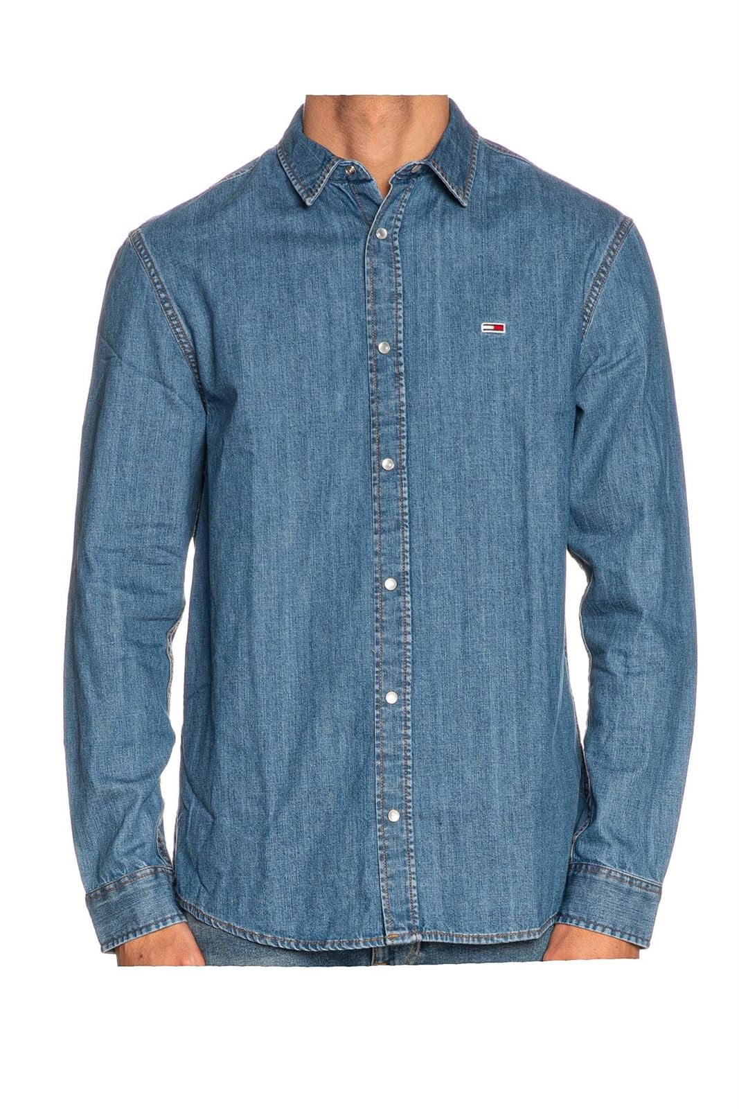 Camisa Vaquera Tommy Jeans Denim Medium - Imagen 5