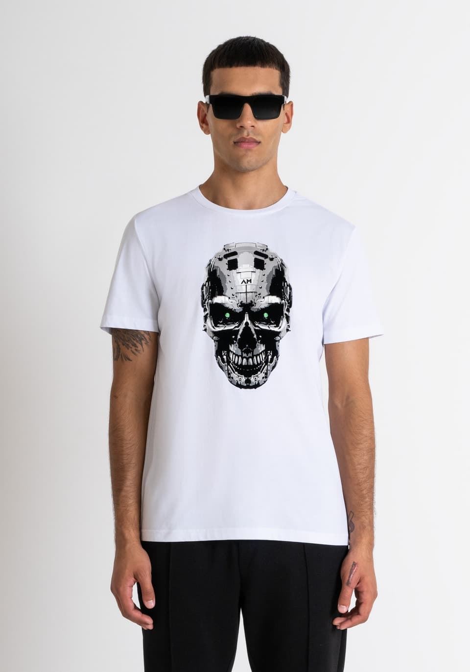 Camiseta Antony Morato MMKS02428 FA100144 1000 blanco - Imagen 1