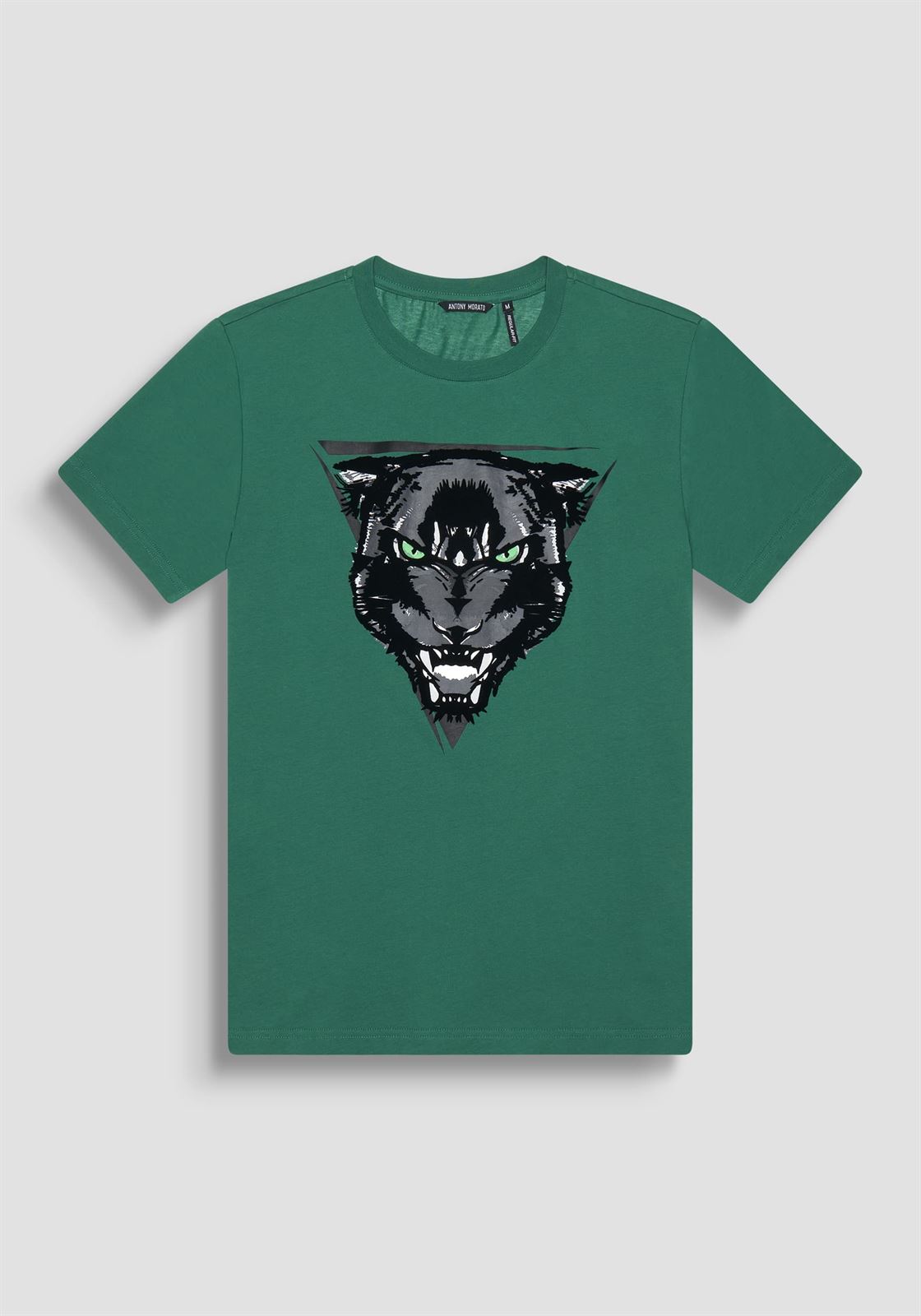 Camiseta Antony Morato MMKS02429 FA100144 4081 verde - Imagen 1