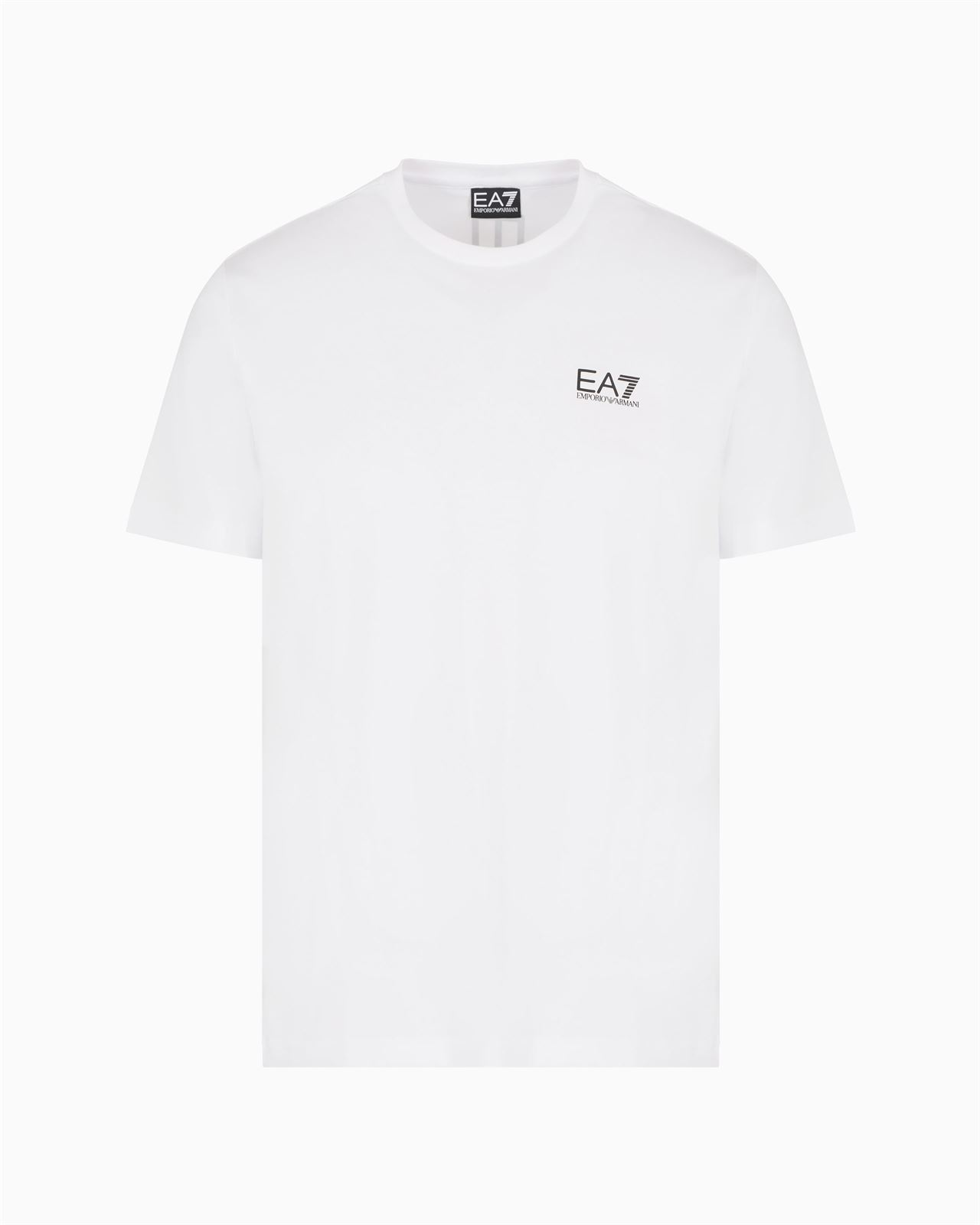 Camiseta EA7 Emporio Armani 7M000567 AF10375 M0003 white/black - Imagen 1