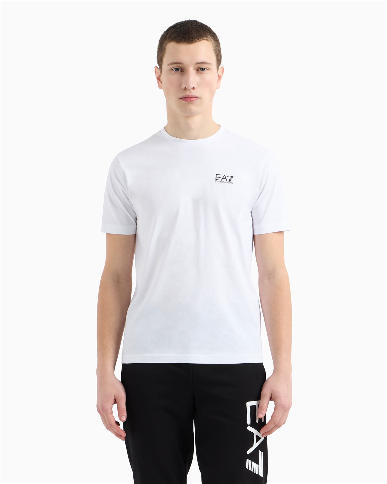 Camiseta EA7 Emporio Armani 7M000567 AF10375 M0003 white/black - Imagen 4