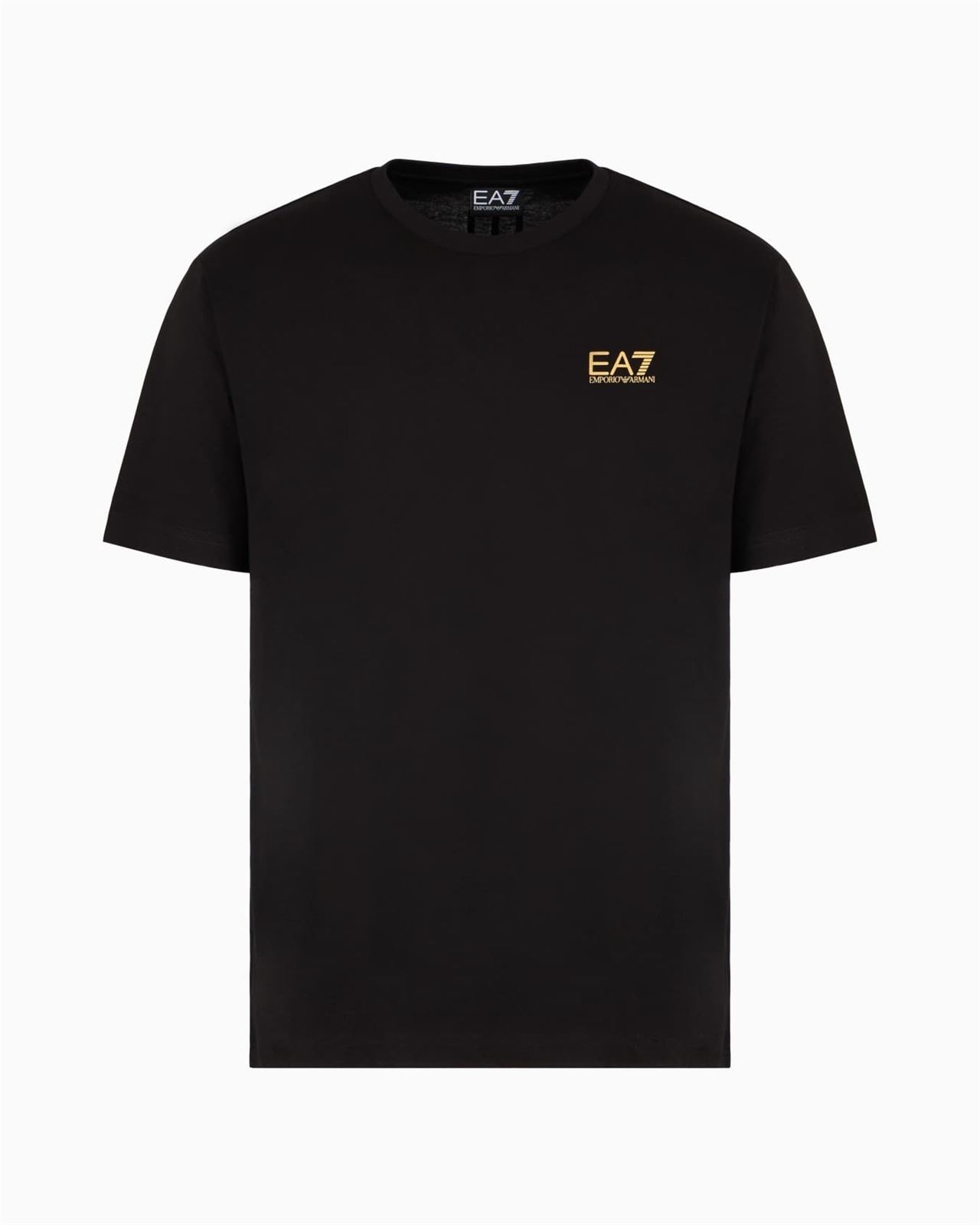 Camiseta EA7 Emporio Armani 7M000567 AF10375 MC004 black/gold - Imagen 1