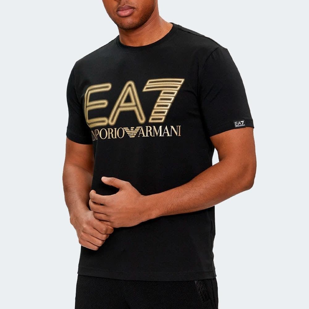 Camiseta Emporio Armani EA7 3DPT37 PJMUZ 0208 black - Imagen 1