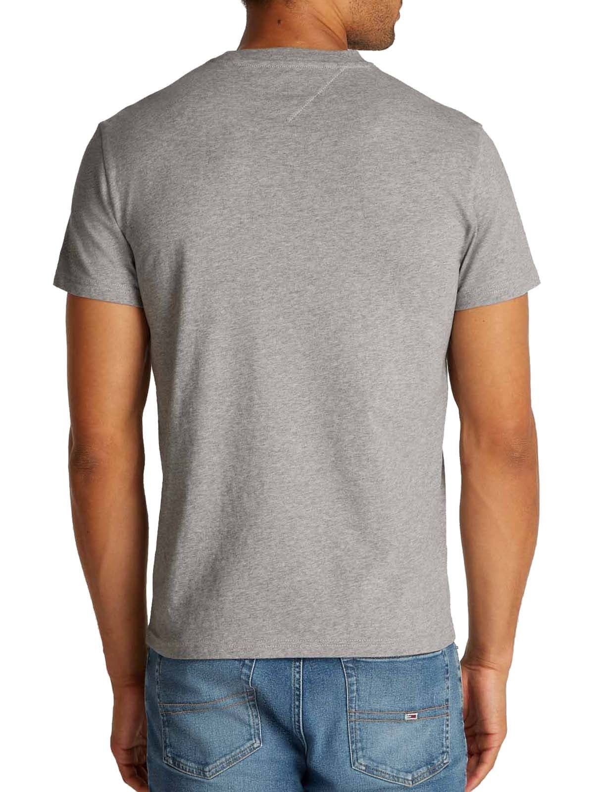 Camiseta Gris Tommy Jeans Grey Htr Tjm Slim Linear Ches DM0DM21188 P6N - Imagen 2