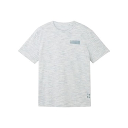 Camiseta Tom Tailor 1040910 35113 white grey - Imagen 1