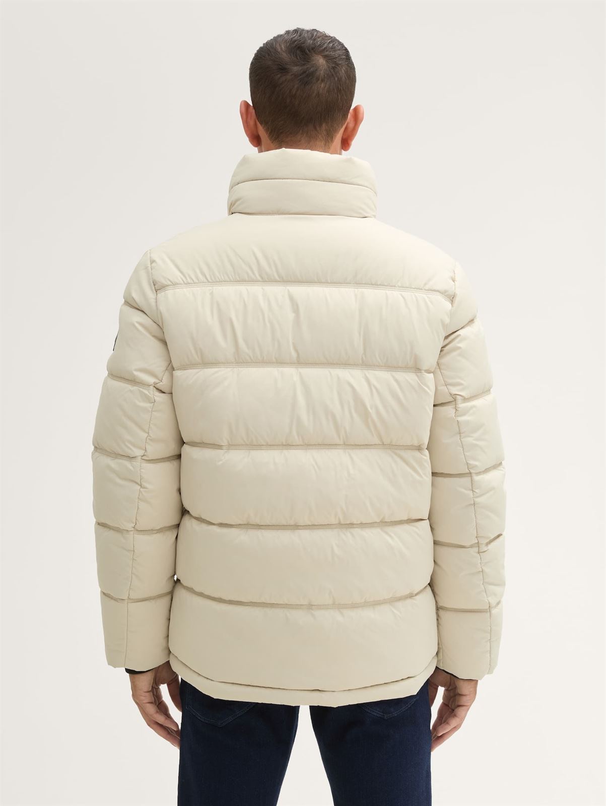 Cazadora Tom Tailor Sporty Puffer Jacket Beige - Imagen 2