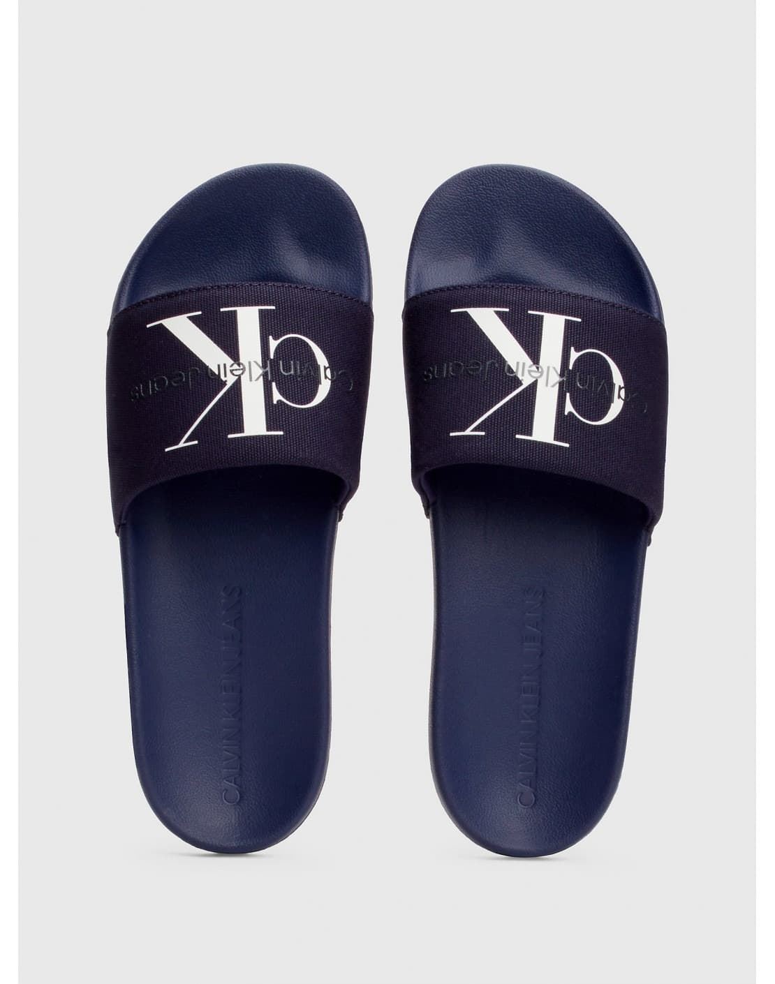 Chanclas Calvin Klein Jeans YM0YM00061 0GY navy - Imagen 4