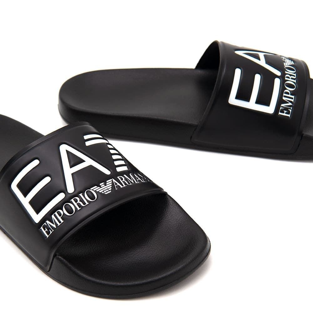 Chanclas EA7 Emporio Armani 7X000108 AF15118 UC001 black - Imagen 1