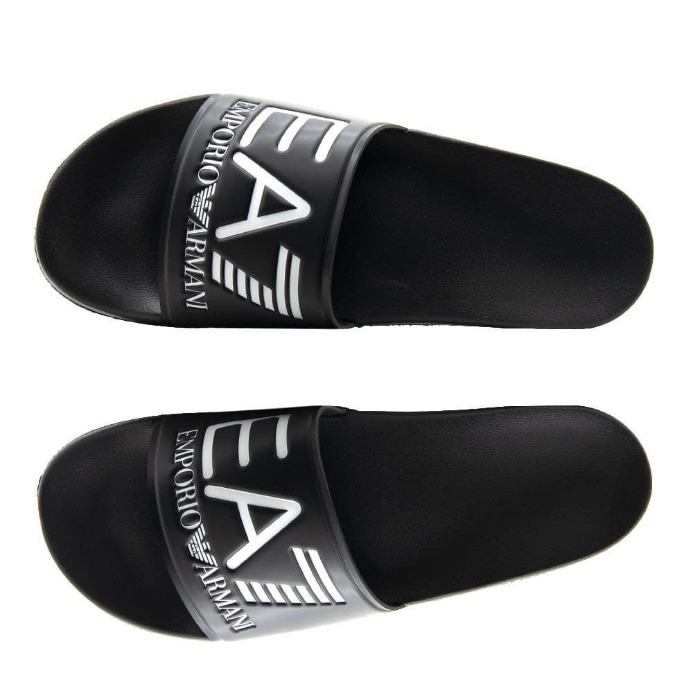 Chanclas EA7 Emporio Armani 7X000108 AF15118 UC001 black - Imagen 2