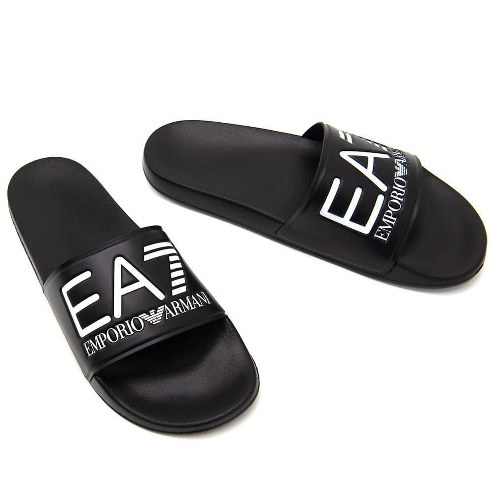 Chanclas EA7 Emporio Armani 7X000108 AF15118 UC001 black - Imagen 8