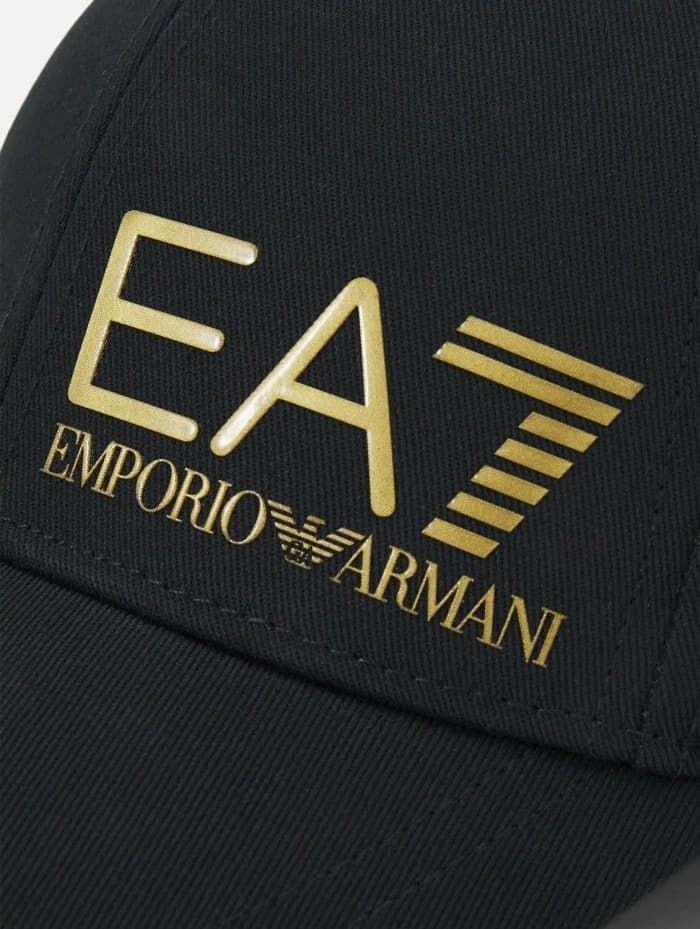 Gorra Emporio Armani EA7 247088 CC010 28121 BLACK/GOLD - Imagen 3