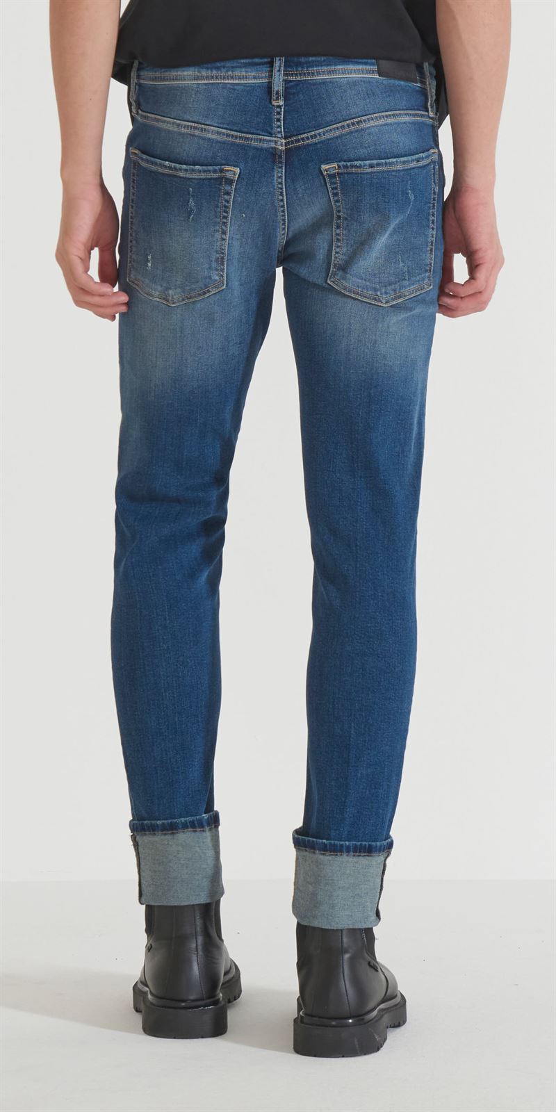 Jeans Antony Morato Paul Super Skinny Fit MMDT00243 FA750485 7010 (Blue Denim) - Imagen 2