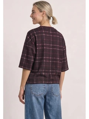 Jersey Street One Crewneck Rustic Rouge 303984 37820 - Imagen 2