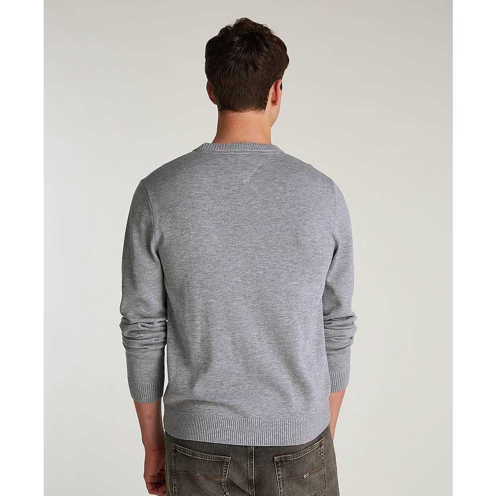 Jersey Tommy Jeans DM0DM20299 P6N grey heather - Imagen 3