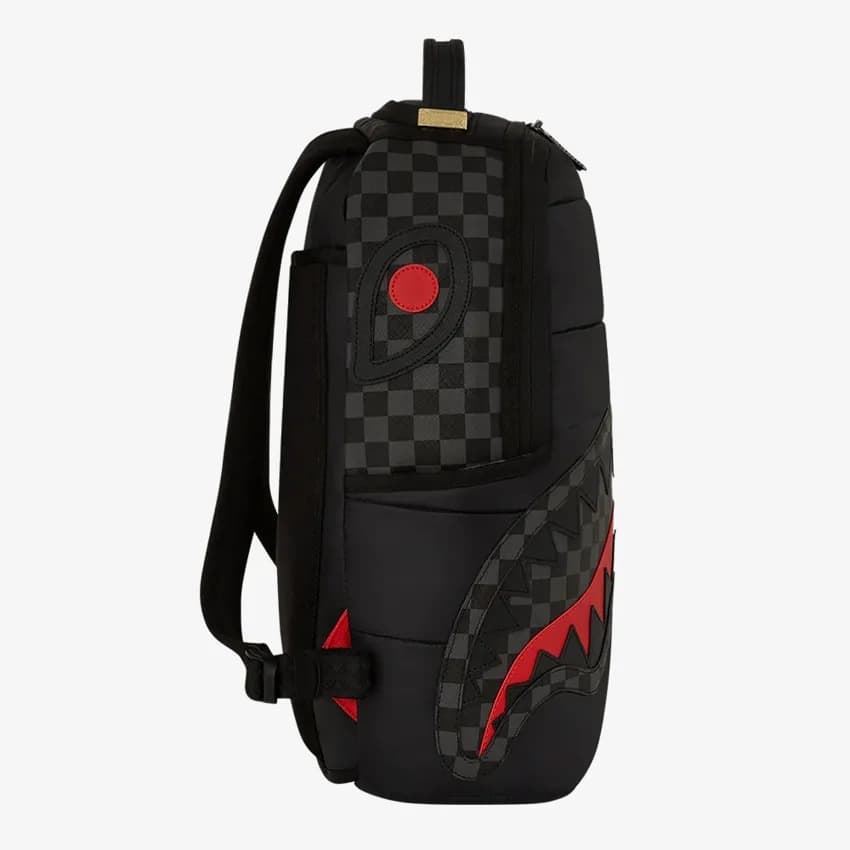 Mochila Sprayground 910B6780NSZ Black Puffer Grey Check Backpack - Imagen 2