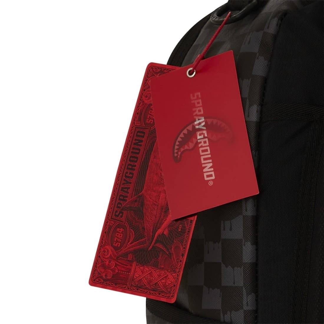 Mochila Sprayground Drip Check Shark - Imagen 6