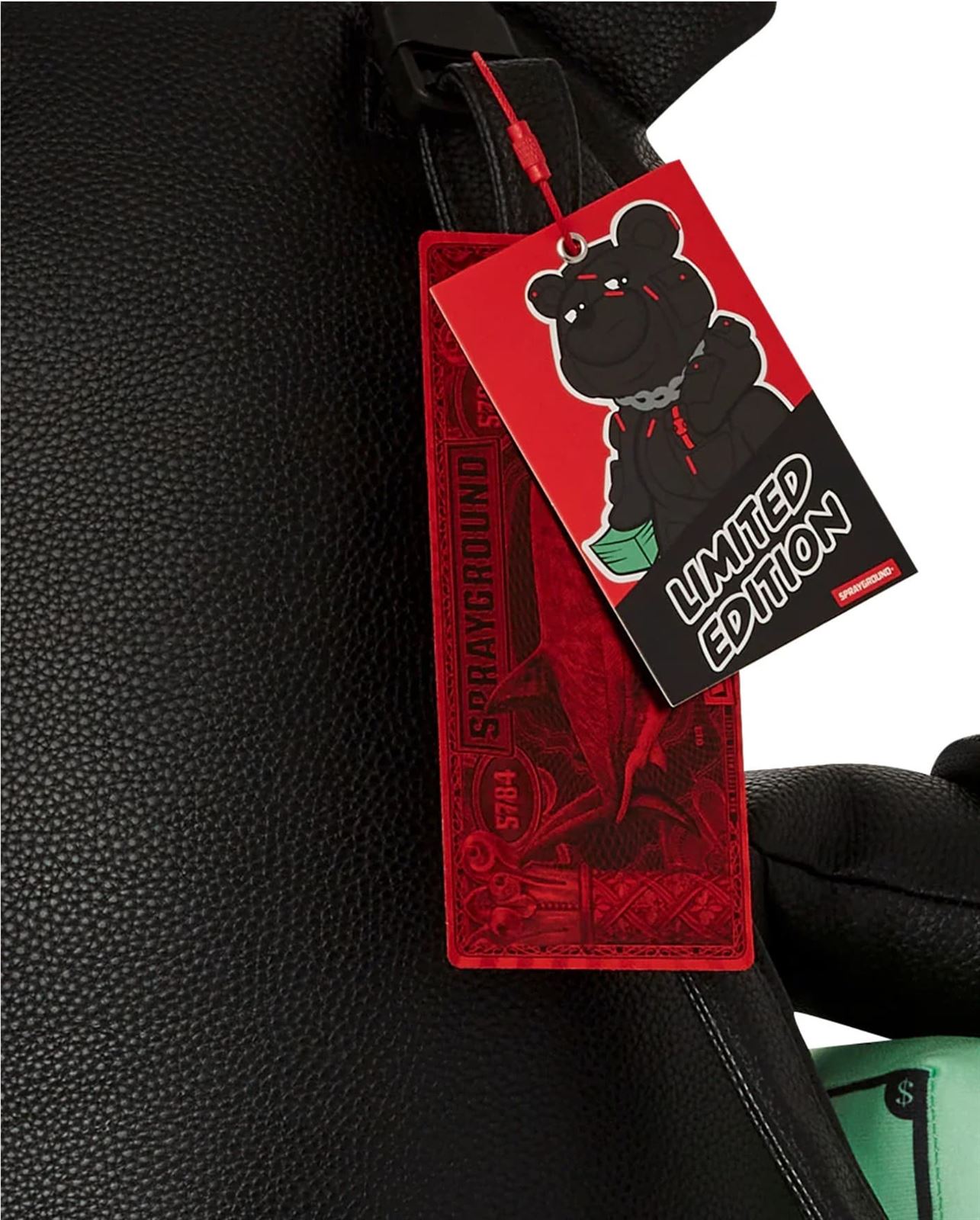 Mochila Sprayground Zillion Pockets Moneybear Edición Limitada - Imagen 8