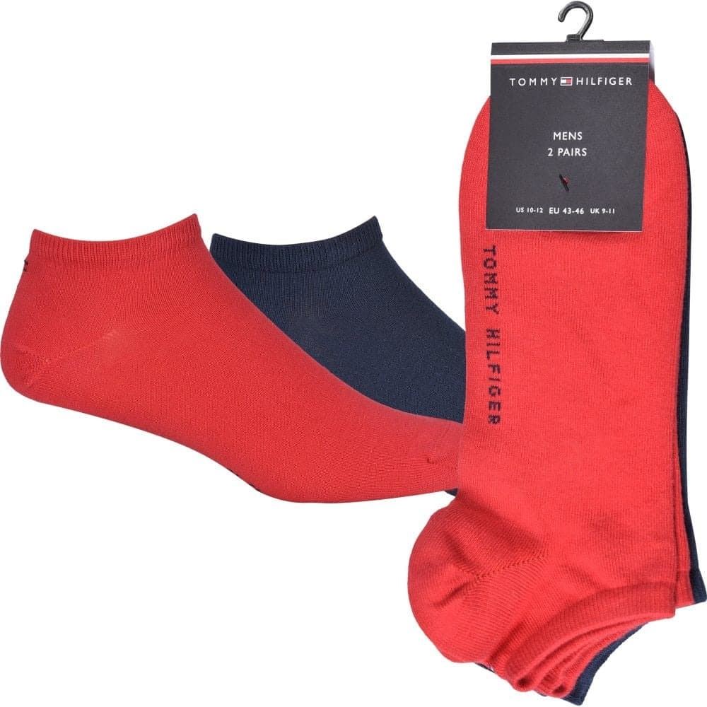 Pack 2 calcetines Tommy Hilfiger 342023001 085 red/navy - Imagen 2