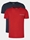 Pack 2 camisetas Emporio Armani 111267 4R717 71435 marine/rosso - Imagen 1