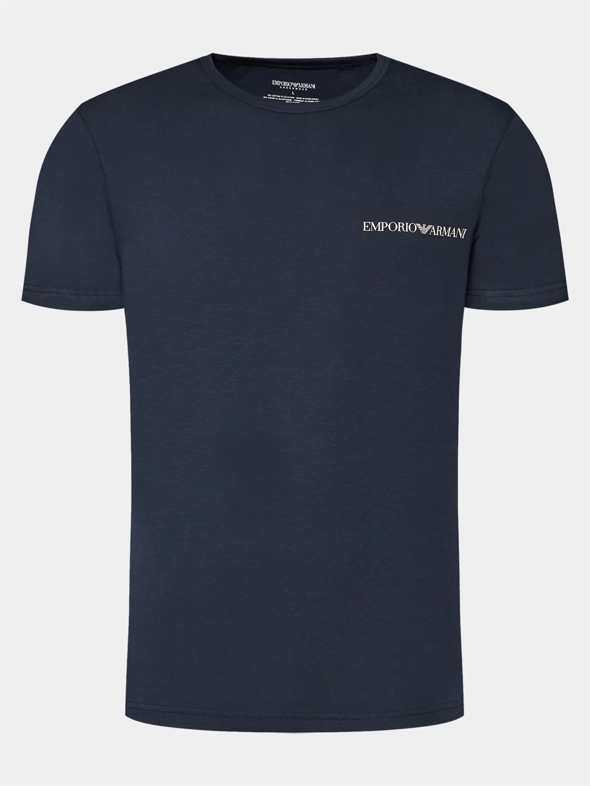 Pack 2 camisetas Emporio Armani 111267 4R717 71435 marine/rosso - Imagen 3