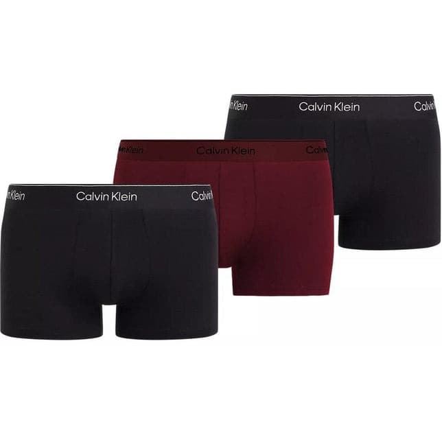 Pack 3 boxer Calvin Klein 000NB4078A QVV black/red - Imagen 1