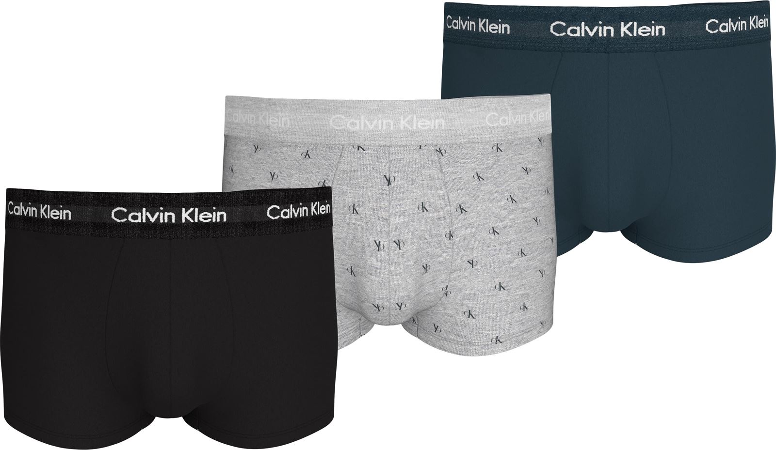 Pack 3 Boxer Calvin Klein Low Rise Trunk 3PK QY5 - Imagen 1