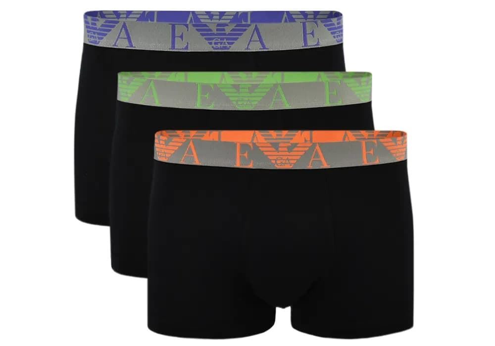 Pack 3 boxer Emporio Armani 111357 4R715 29821 nero/nero/nero - Imagen 1