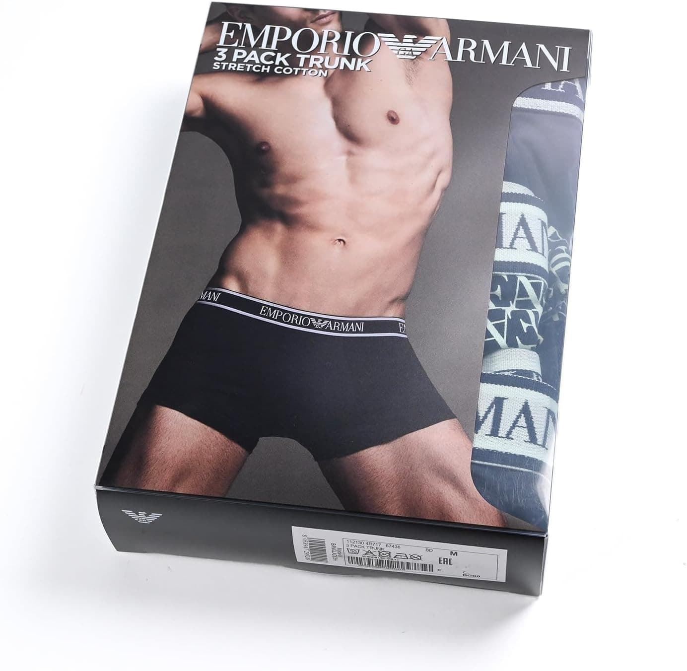 Pack 3 boxer Emporio Armani 112130 4R717 67436 marin/marin st/marin - Imagen 6