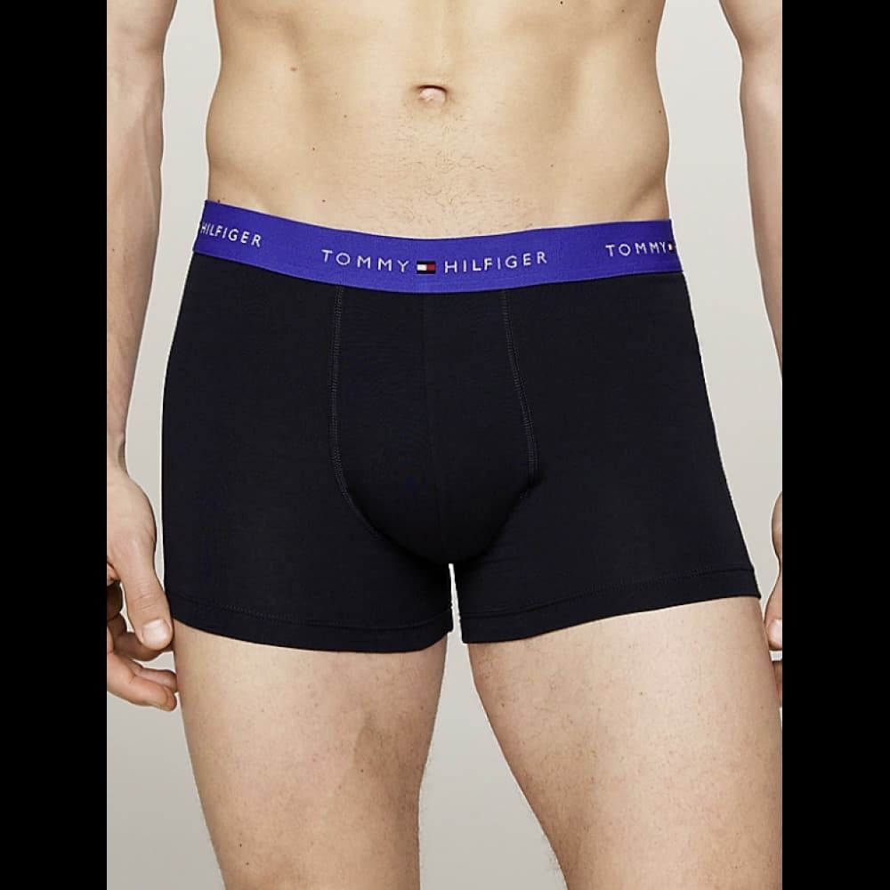 Pack 3 boxer Tommy Hilfiger UM0UM02752 0T7 bright blue/grape valley/black - Imagen 5