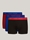 Pack 3 boxer Tommy Hilfiger UM0UM03438 0WH bright blue/black/deep crimson - Imagen 1