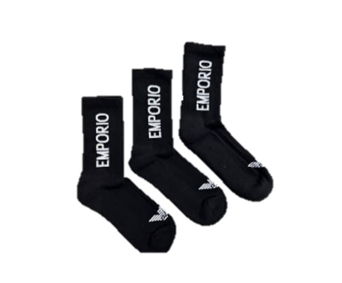 Pack 3 calcetines Emporio Armani 303133 4R300 00120 nero - Imagen 2