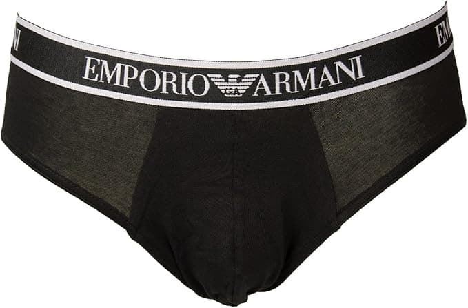 Pack 3 slips Emporio Armani 112132 4R717 35421 nero/nero/nero - Imagen 2