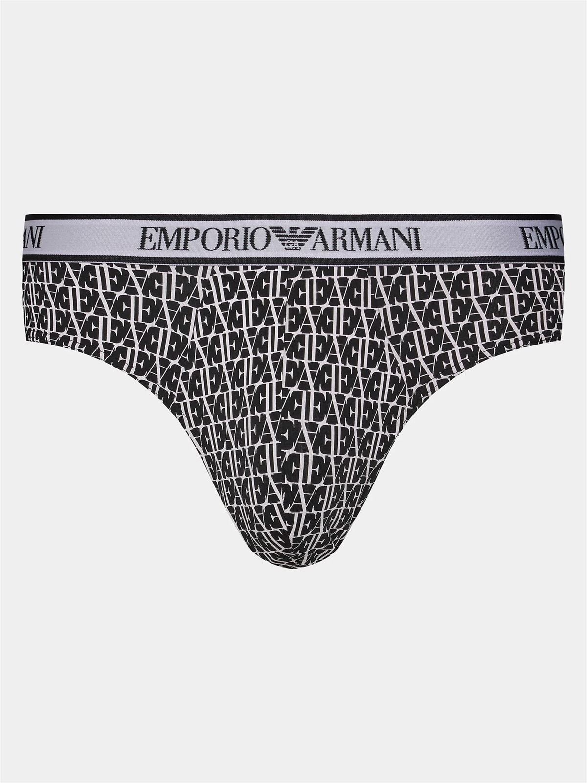 Pack 3 slips Emporio Armani 112132 4R717 35421 nero/nero/nero - Imagen 4