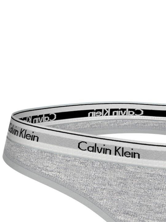 Pack 3 Tangas Calvin Klein Modern Logo Thong 3PK PZ7 - Imagen 3