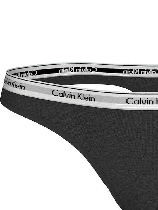 Pack 3 Tangas Calvin Klein Modern Logo Thong 3PK PZ7 - Imagen 4