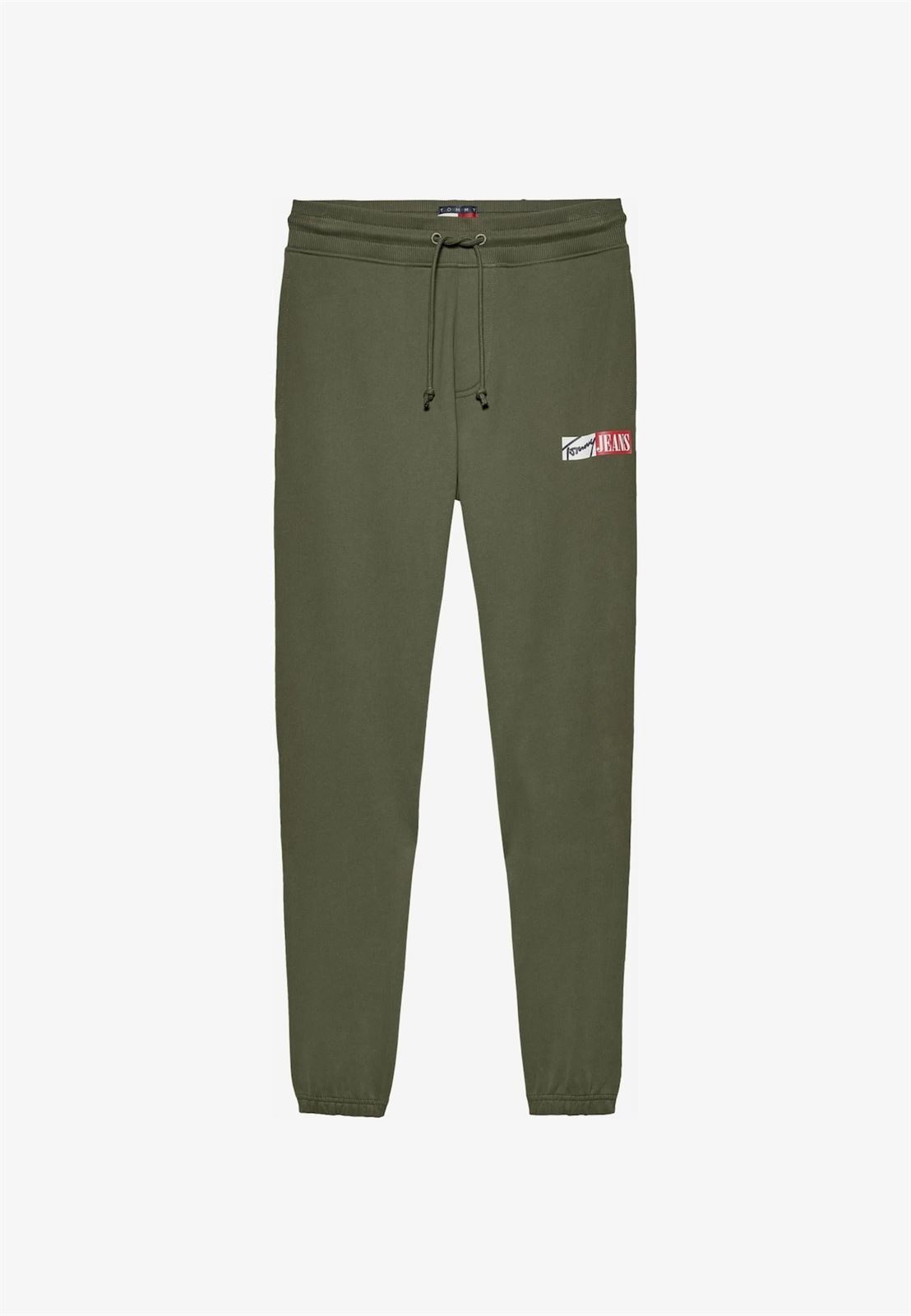 Pantalón Chándal Verde Tommy Jeans Tjm Slim Entry Sweatpant - Imagen 3