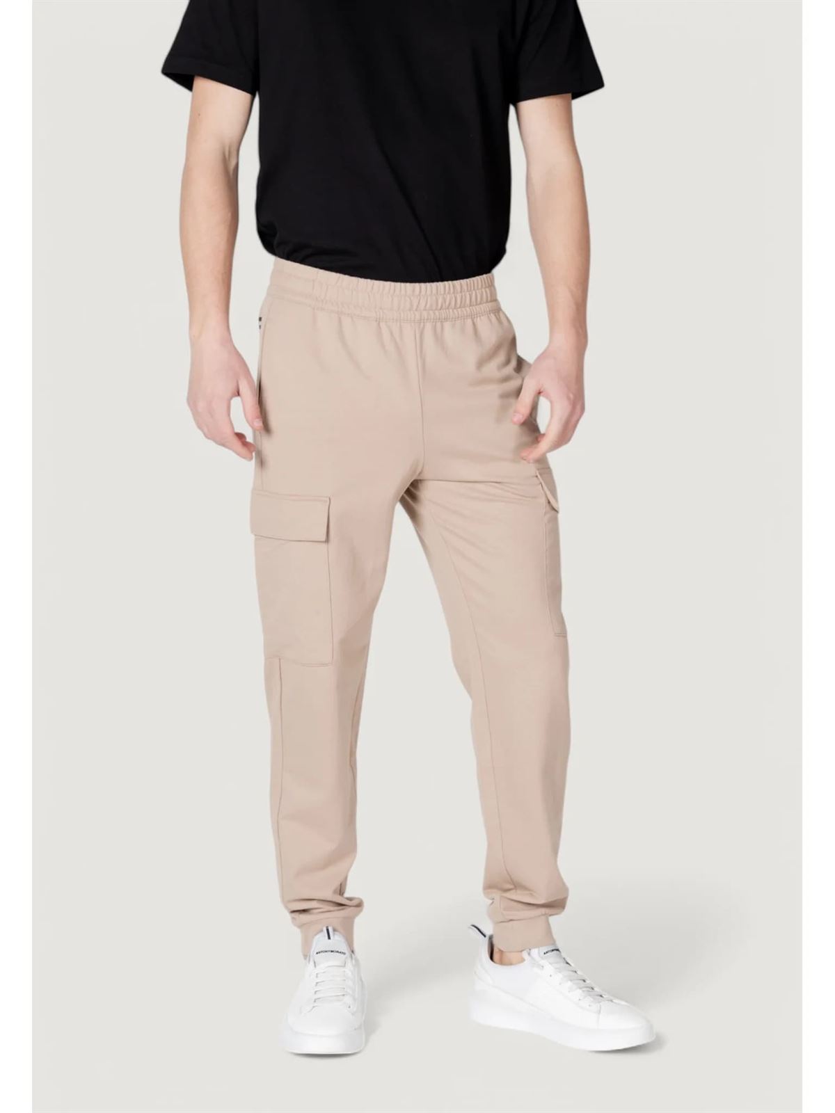 Pantalón EA7 Emporio Armani 8NPP67 PJVRZ U6155 cobblestone - Imagen 1