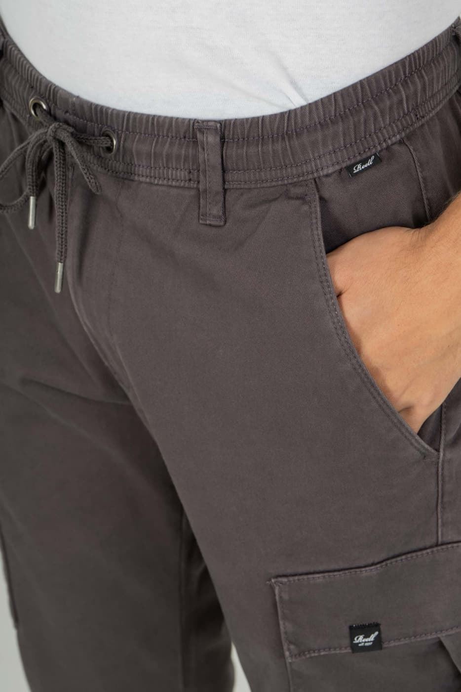 Pantalón Reell Easy Cargo 3359 Stone Grey - Imagen 4