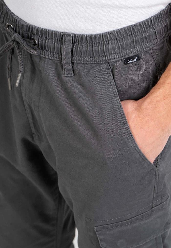 Pantalón Reell Reflex Rib Cargo 3359 Vulcan Grey - Imagen 2