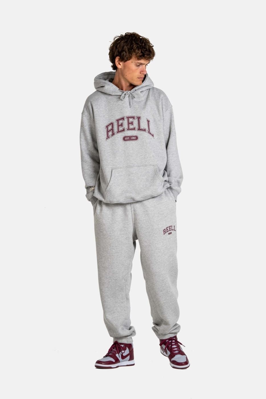 Pantalón Reell Team Sweatpant 2518 Jogging Gey Melange - Imagen 2