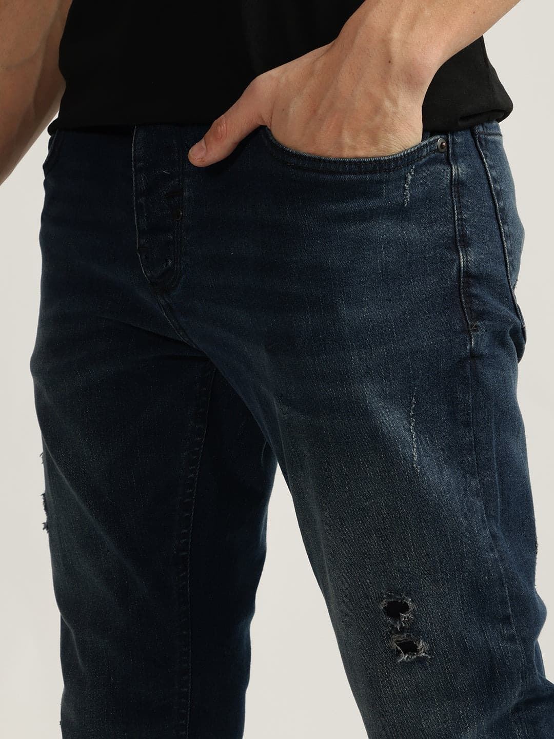 Pantalón Vaquero Antony Morato Jeans Argom Slim Ankle Lenght (MMDT00264 FA750504 7010 W01923) - Imagen 5