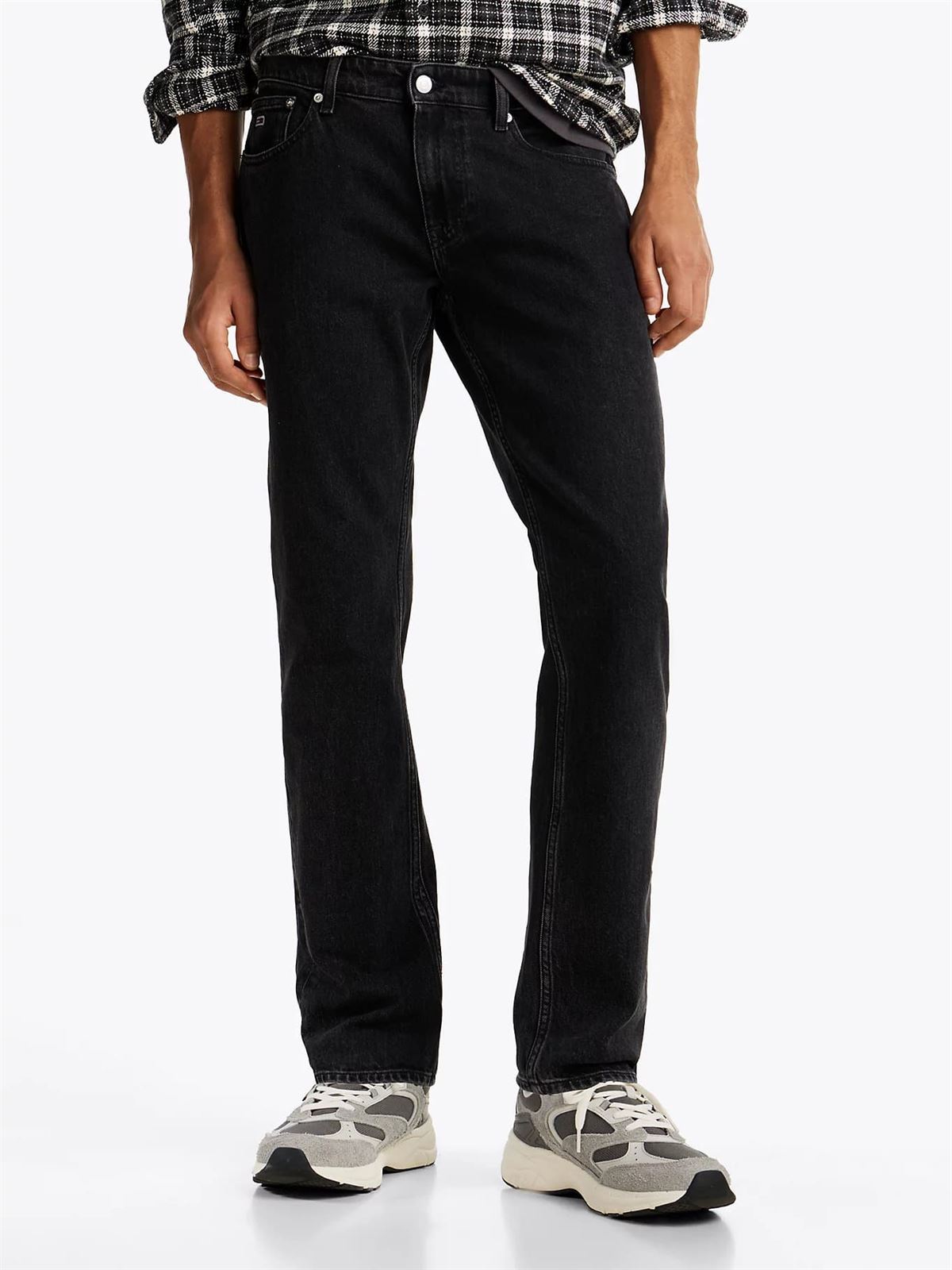 Pantalón Vaquero Negro Tommy Jeans Scanton Slim AI4181 Denim Black DN0DM21135 1BZ - Imagen 3