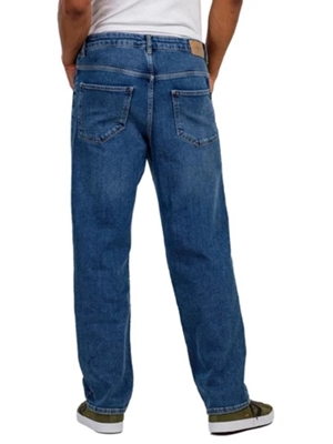 Pantalón Vaquero Reell Solid Dark Blue Washed RE4329 - Imagen 2