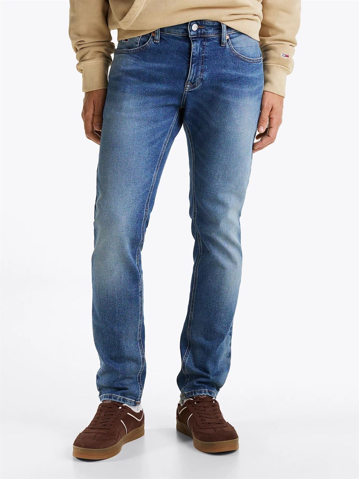 Pantalones Vaqueros Tommy Hilfiger Scanton Slim AI1232 (Denim Medium) - Imagen 2